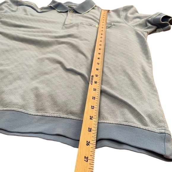 Arnold Palmer Blue Pullover Button up Polo Shirt Size 42-44 Great Condition - Picture 8 of 13